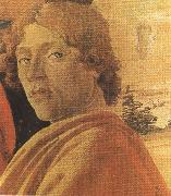 Sandro Botticelli Young man in a Yellow mantle (mk36) china oil painting reproduction